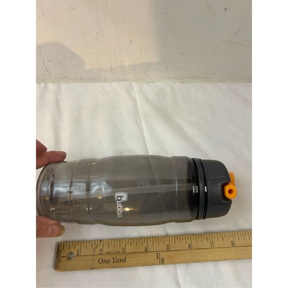 Bubba travel bottle flip straw finger loop gray orange - Picture 3 of 5